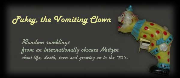 Pukey, the vomiting clown water gun
